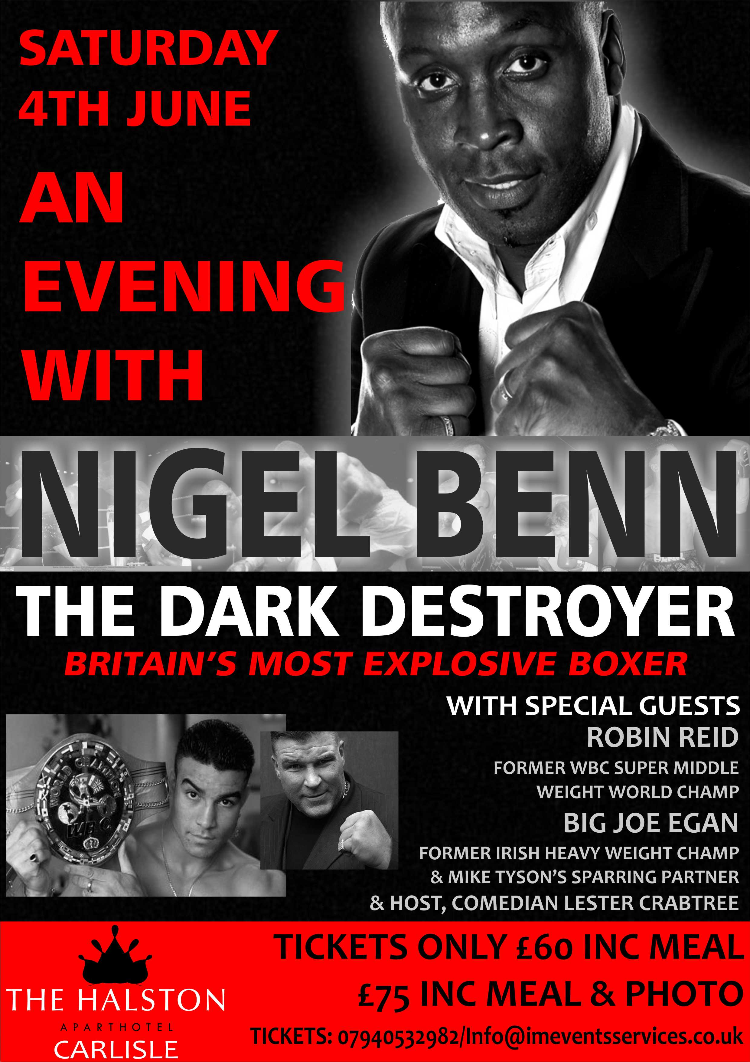 An Evening with Nigel Benn An Evening with Nigel Benn